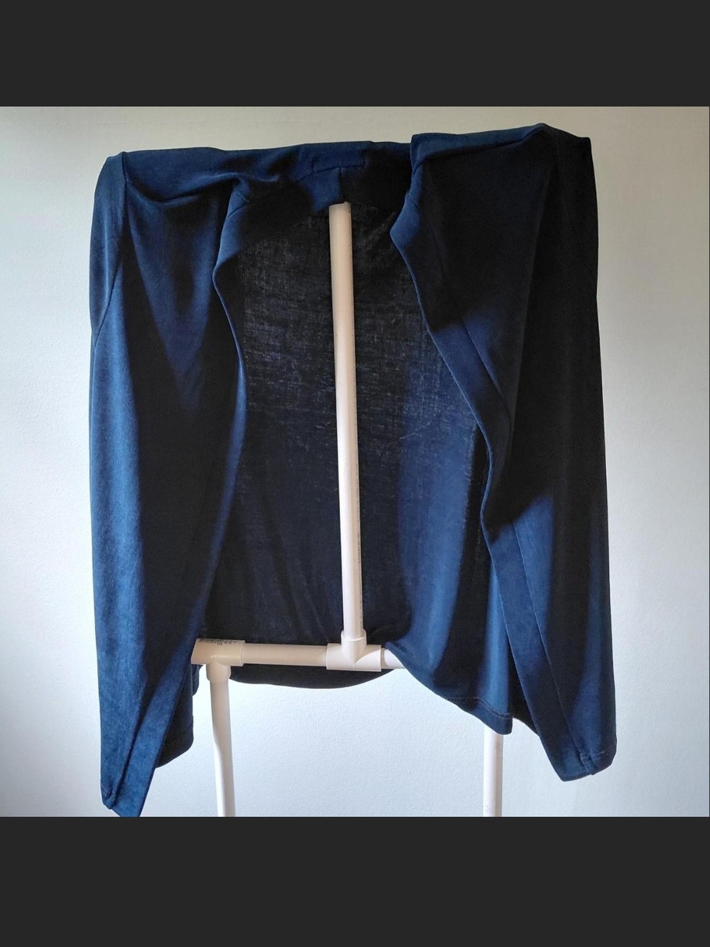 Picadilly Fashion Navy Blue Open-Front Cardigan